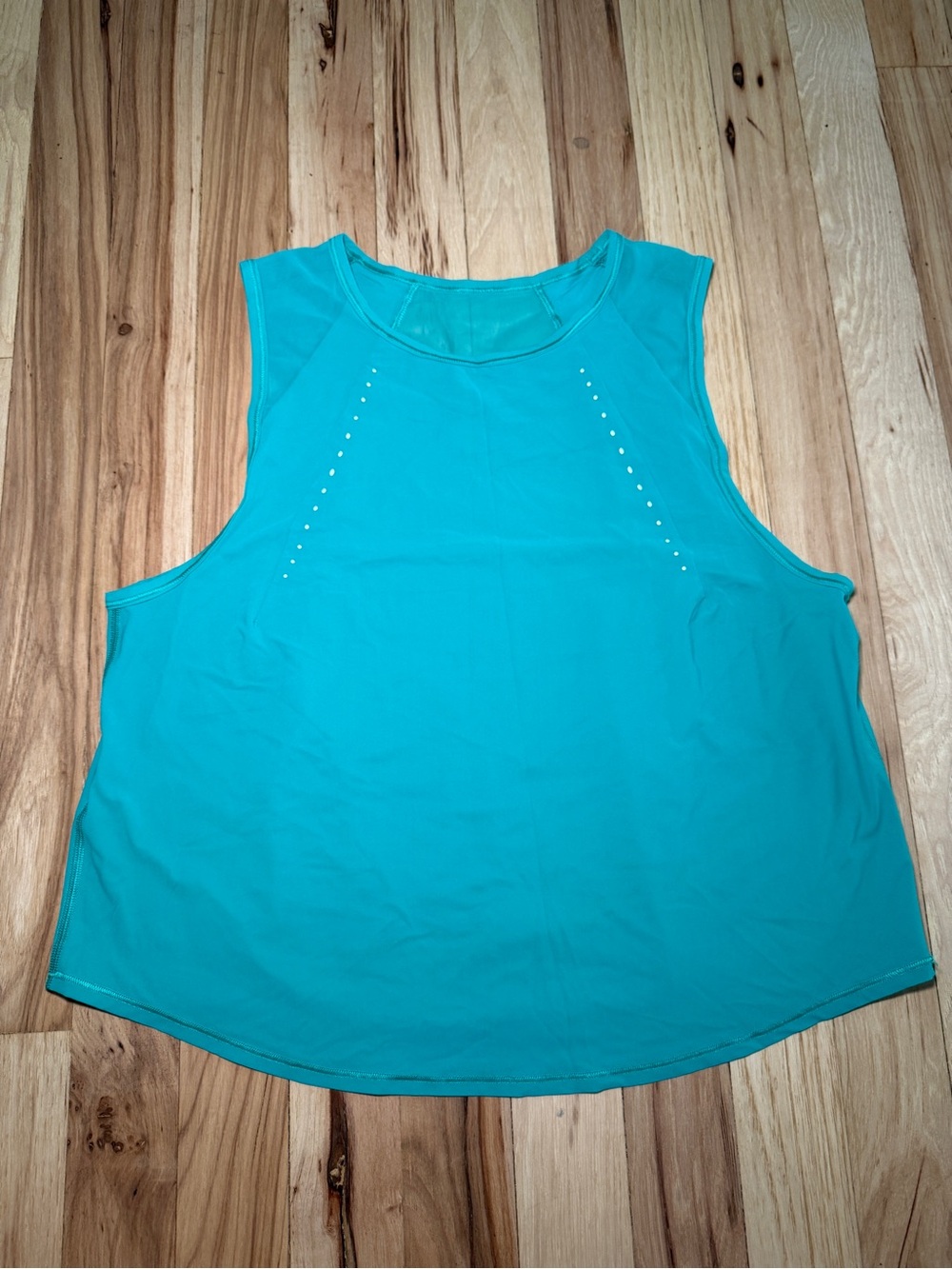 Lululemon Sculpt Cropped Tank Top Maldives Green - Picture 2 of 4
